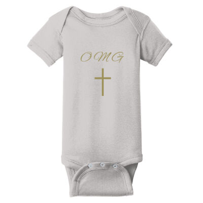 FC - Infant Short Sleeve Baby Rib Bodysuit Thumbnail