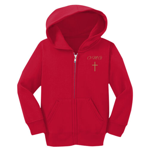 LC - Toddler Core Fleece Full Zip Hooded Sweatshirt Thumbnail