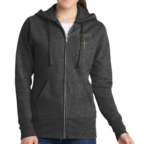 LC - Women's Core Fleece Full Zip Hooded Sweatshirt Thumbnail